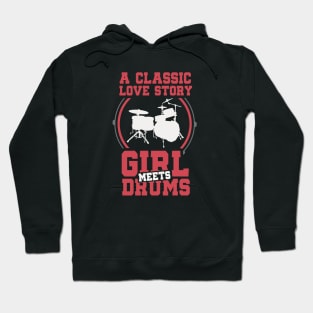 Drummer Girl Love Story Hoodie